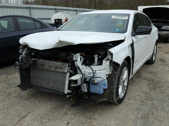 2G11Z5SR1E9219493 - 2014 CHEVROLET IMPALA ECO WHITE photo 2