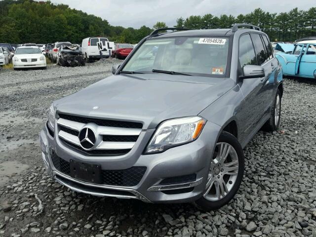 WDCGG8JB7DG155693 - 2013 MERCEDES-BENZ GLK 350 4M GRAY photo 2