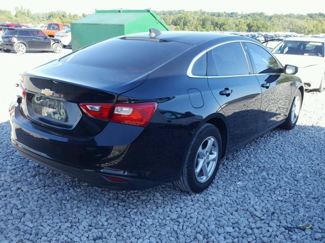 1G1ZB5ST1HF162436 - 2017 CHEVROLET MALIBU LS 黑色 照片 4