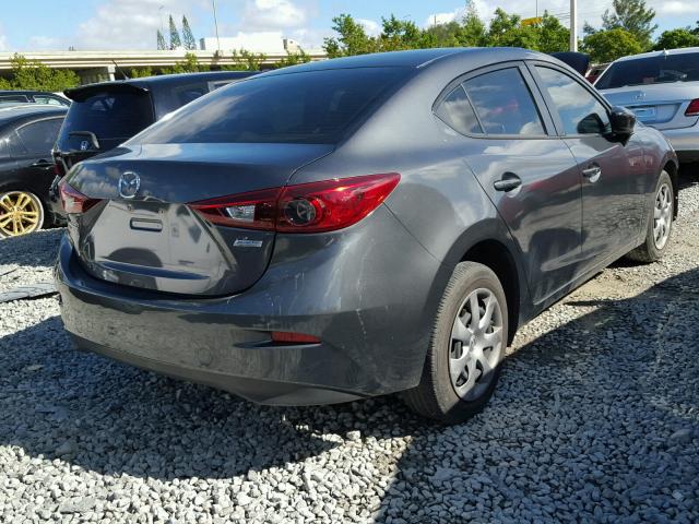 JM1BM1T79F1263456 - 2015 MAZDA 3 SV GRAY photo 4