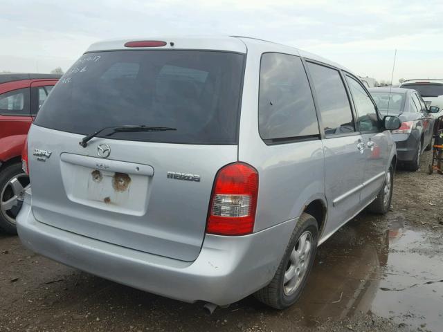 JM3LW28G0Y0132526 - 2000 MAZDA MPV WAGON SILVER photo 4