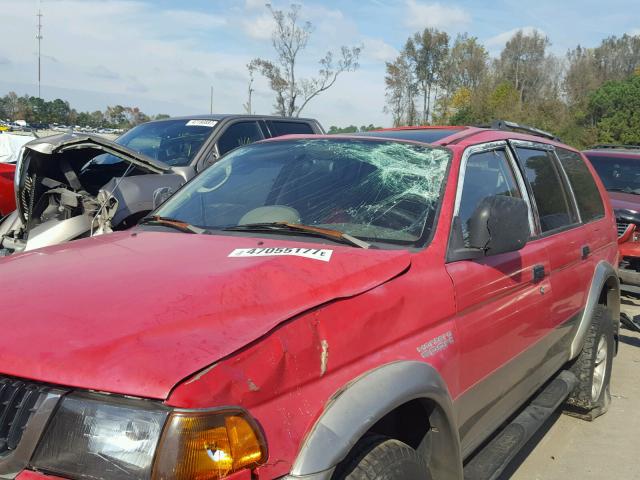 JA4MT41P8VP008609 - 1997 MITSUBISHI MONTERO SP RED photo 9