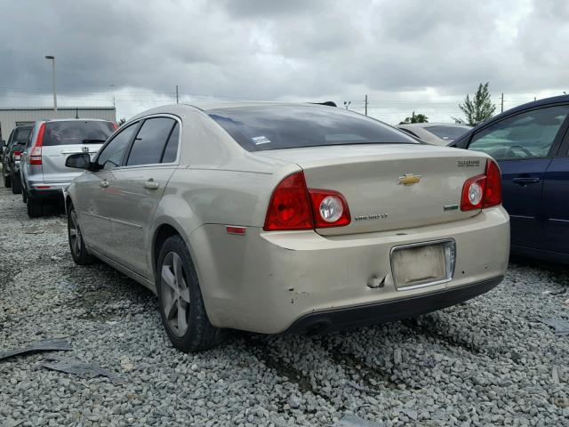 1G1ZC5EU1BF140865 - 2011 CHEVROLET MALIBU 1LT BEIGE photo 3