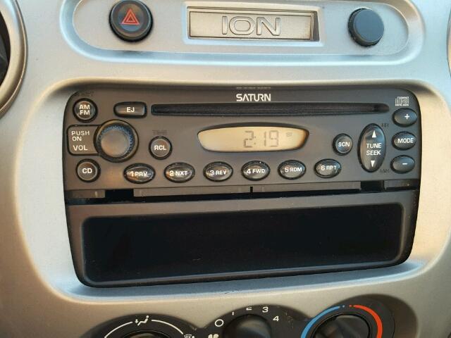 1G8AJ52FX4Z151567 - 2004 SATURN ION LEVEL RED photo 9