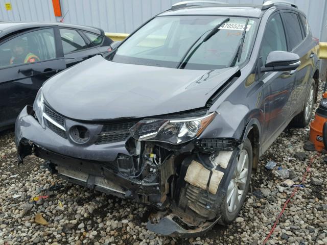 2T3DFREV3EW205887 - 2014 TOYOTA RAV4 LIMIT GRAY photo 2