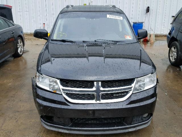 3D4PG9FG3BT521435 - 2011 DODGE JOURNEY LU BLACK photo 9