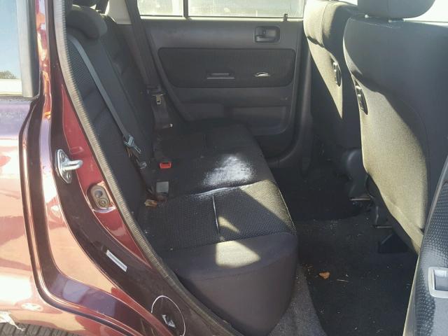 JTLKT334040131763 - 2004 TOYOTA SCION XB Марун фото 6