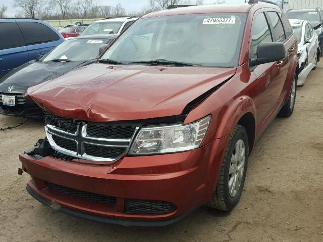 3C4PDCABXDT722072 - 2013 DODGE JOURNEY SE ORANGE photo 2