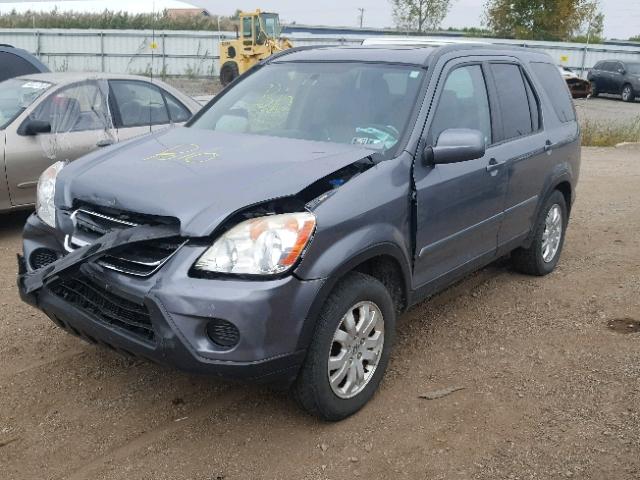 SHSRD78965U337376 - 2005 HONDA CR-V SE GRAY photo 2