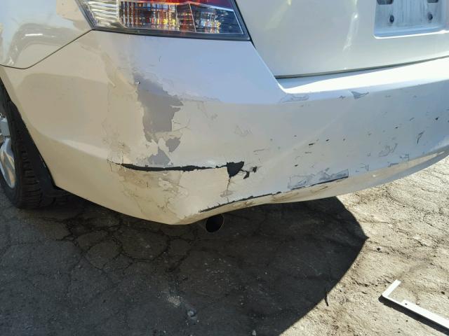 1HGCP36849A030263 - 2009 HONDA ACCORD EXL WHITE photo 9