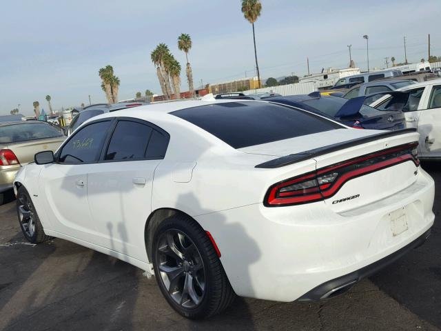 2C3CDXCT8FH915817 - 2015 DODGE CHARGER R/ WHITE photo 3