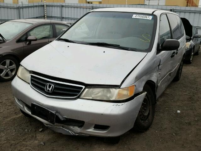 2HKRL18523H010654 - 2003 HONDA ODYSSEY LX SILVER photo 2