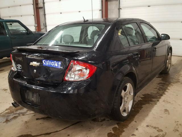 1G1AF5F55A7186428 - 2010 CHEVROLET COBALT 2LT BLACK photo 4