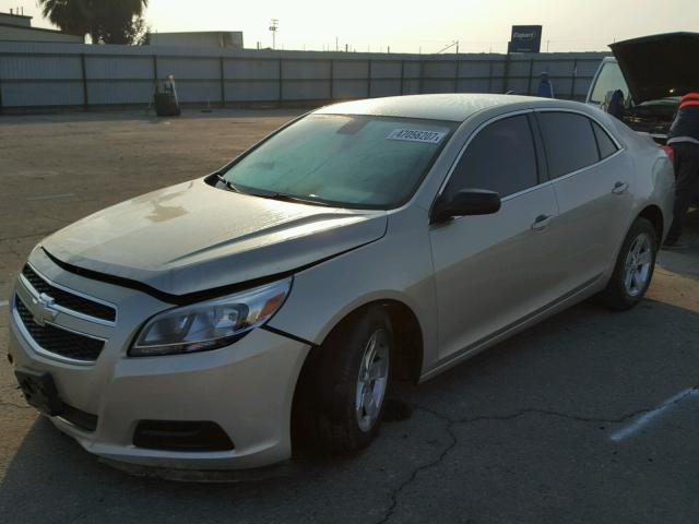 1G11B5SA0DF215603 - 2013 CHEVROLET MALIBU LS GOLD photo 2