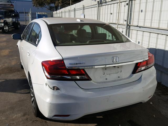19XFB2F91FE251504 - 2015 HONDA CIVIC EXL 白色 照片 3