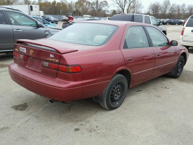 4T1BG22K5VU181669 - 1997 TOYOTA CAMRY CE RED photo 4