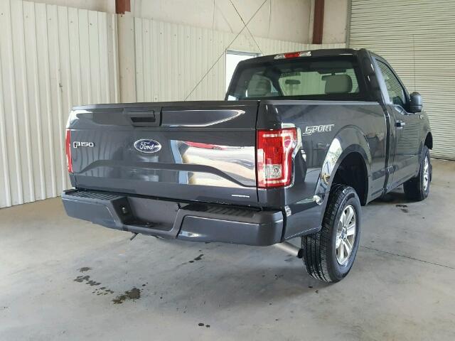 1FTMF1C89GKF37844 - 2016 FORD F150 GRAY photo 4