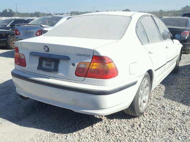 WBAET37425NJ88941 - 2005 BMW 325 I WHITE photo 4