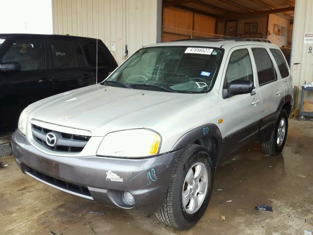 4F2YZ04164KM22912 - 2004 MAZDA TRIBUTE LX GOLD photo 2