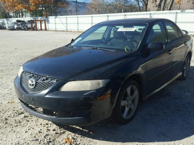 1YVHP80C555M49766 - 2005 MAZDA 6 I BLACK photo 2