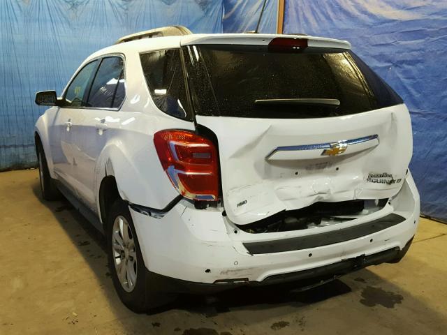 2GNFLFEK0G6290943 - 2016 CHEVROLET EQUINOX LT WHITE photo 3