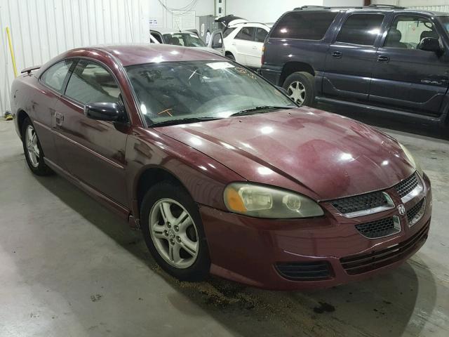 4B3AG42G24E138911 - 2004 DODGE STRATUS SX MAROON photo 1