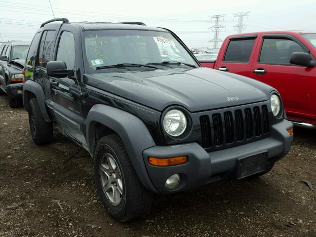 1J4GL48K52W165958 - 2002 JEEP LIBERTY SP BLACK photo 1