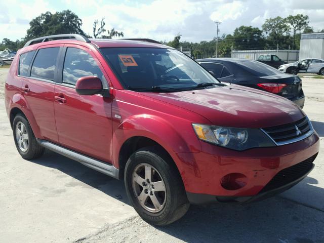 JA4LS21W39Z010479 - 2009 MITSUBISHI OUTLANDER RED photo 1