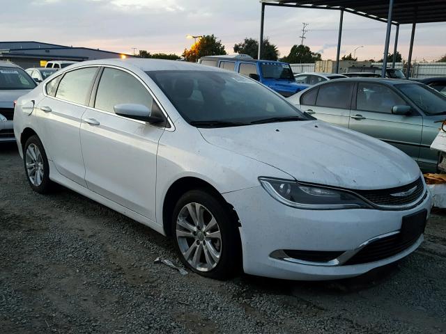 1C3CCCAB3FN739854 - 2015 CHRYSLER 200 LIMITE WHITE photo 1