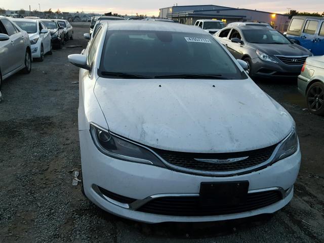 1C3CCCAB3FN739854 - 2015 CHRYSLER 200 LIMITE WHITE photo 9