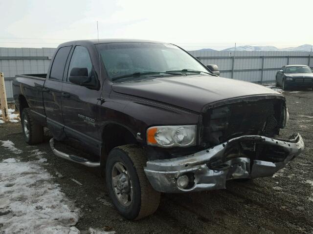 3D7KS28C45G812181 - 2005 DODGE RAM 2500 S MAROON photo 1