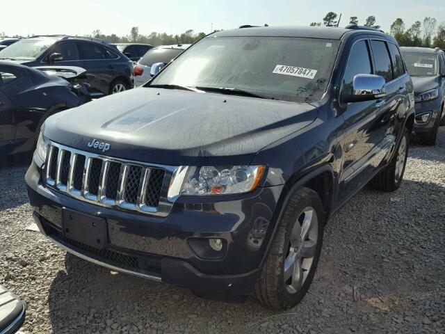 1C4RJECG7DC644884 - 2013 JEEP GRAND CHER BLUE photo 2