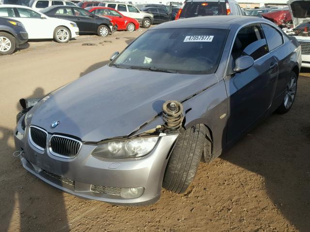 WBAWC73578E065778 - 2008 BMW 335 XI GRAY photo 2