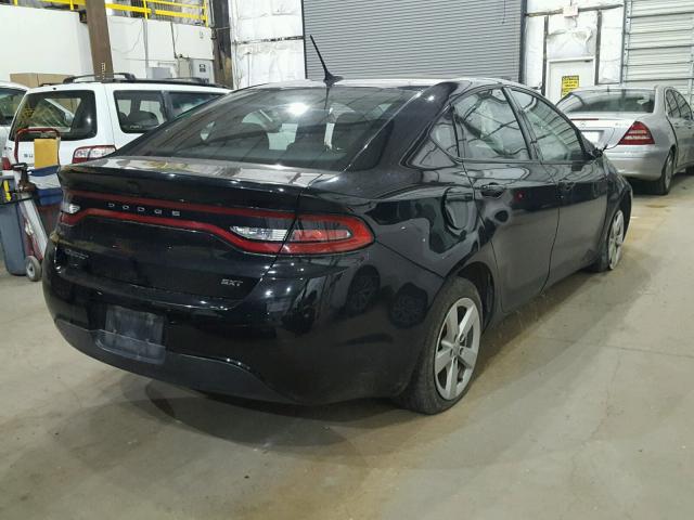 1C3CDFBB9FD404617 - 2015 DODGE DART SXT BLACK photo 4