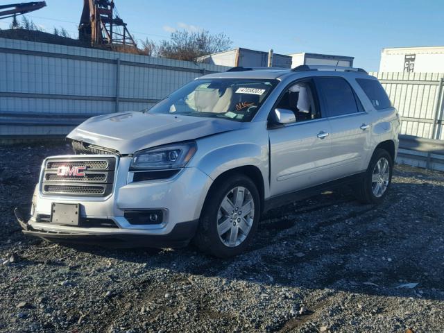 1GKKVSKD0HJ103113 - 2017 GMC ACADIA LIM SILVER photo 2