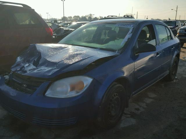 1G1AK52F157507560 - 2005 CHEVROLET COBALT BLUE photo 2