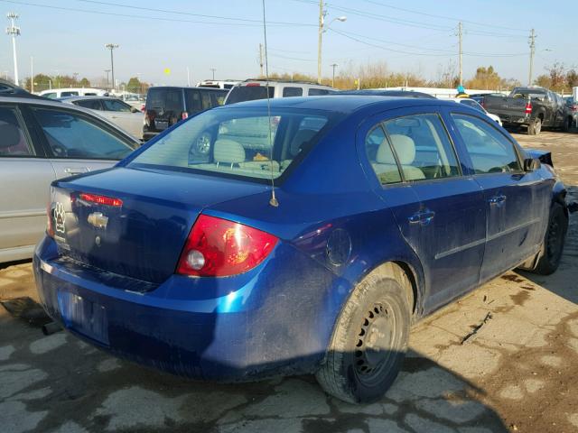 1G1AK52F157507560 - 2005 CHEVROLET COBALT BLUE photo 4