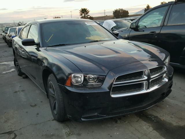 2C3CDXBG4DH745215 - 2013 DODGE CHARGER SE BLACK photo 1