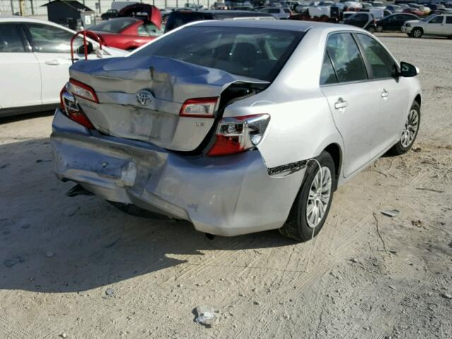 4T1BF1FK5EU321078 - 2014 TOYOTA CAMRY L SILVER photo 4