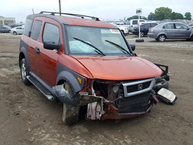 5J6YH186X5L004552 - 2005 HONDA ELEMENT EX ORANGE photo 1