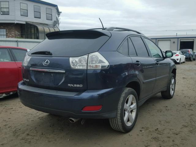 2T2HK31U87C038541 - 2007 LEXUS RX 350 BLUE photo 4