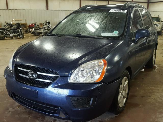 KNAFG526487153369 - 2008 KIA RONDO LX BLUE photo 2