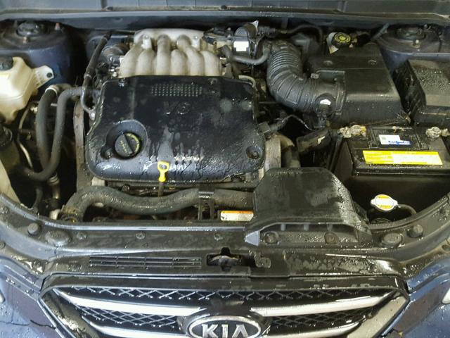 KNAFG526487153369 - 2008 KIA RONDO LX BLUE photo 7