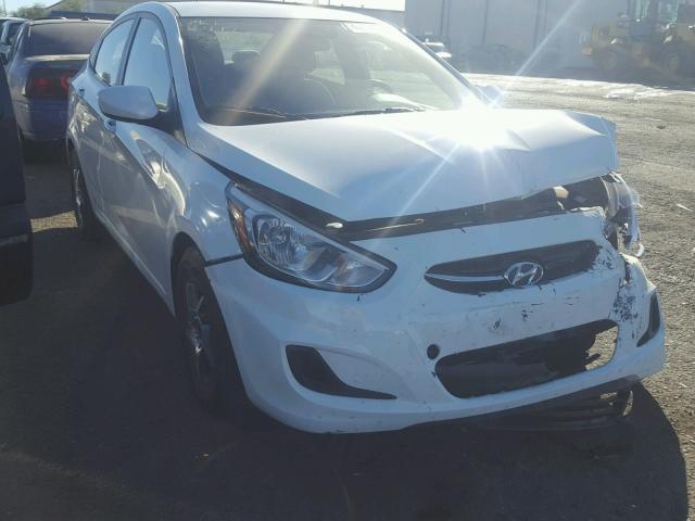 KMHCT4AE7FU883744 - 2015 HYUNDAI ACCENT GLS WHITE photo 1