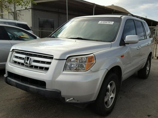 5FNYF28486B003727 - 2006 HONDA PILOT EX SILVER photo 2