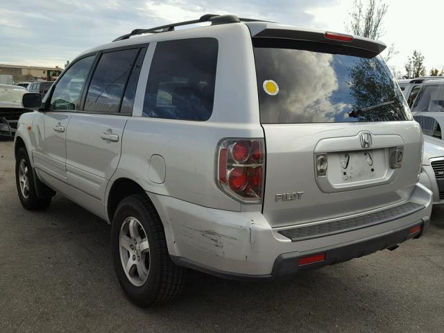 5FNYF28486B003727 - 2006 HONDA PILOT EX SILVER photo 3