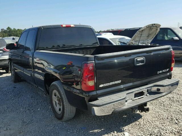 1GCEC19Z15Z218262 - 2005 CHEVROLET SILVERADO BLACK photo 3