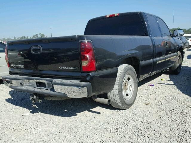 1GCEC19Z15Z218262 - 2005 CHEVROLET SILVERADO BLACK photo 4