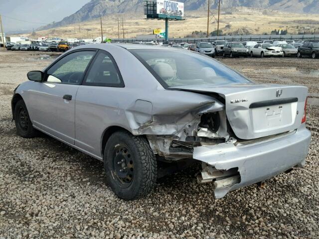 1HGEM21194L074195 - 2004 HONDA CIVIC DX V SILVER photo 3