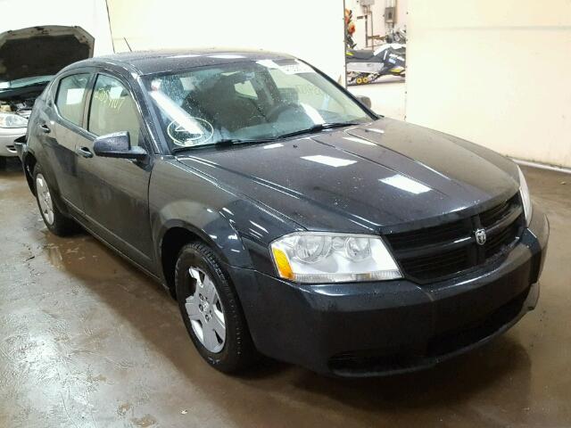 1B3LC46K78N246077 - 2008 DODGE AVENGER SE BLACK photo 1